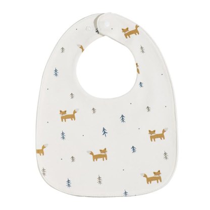 Personalized Baby Name Cartoon Print Bib - Foxes - image 16