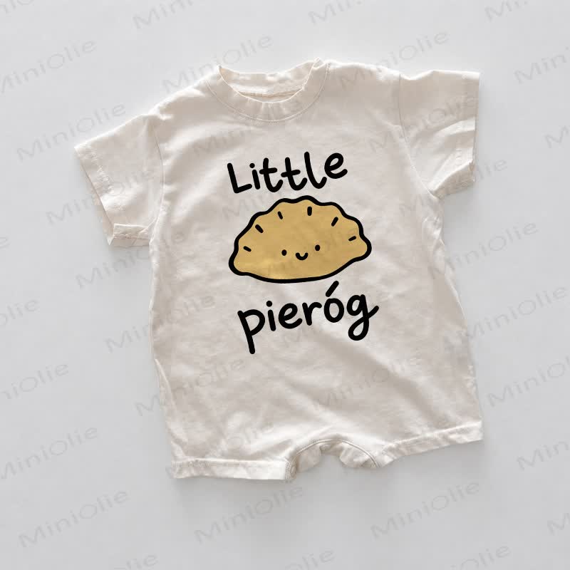 LITTLE PIEROG Baby White Pierog Romper - White - 18-24M - image 1