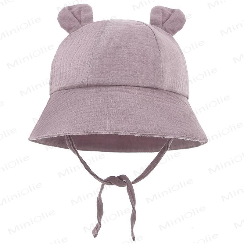 Personalized Baby Name Bear Ears Hat - Purple - 3-12M - image 5