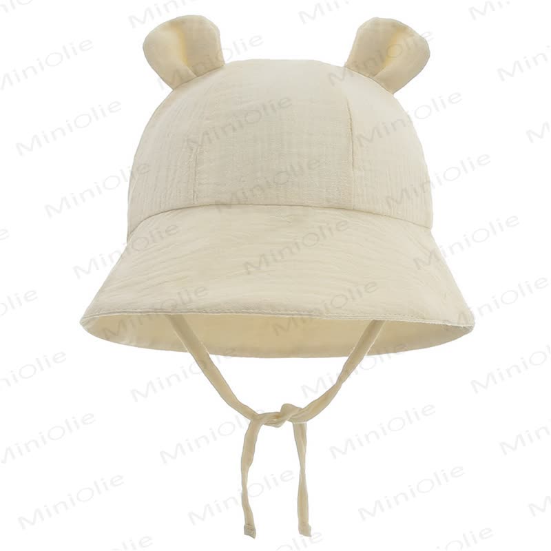 Personalized Baby Name Bear Ears Hat - Beige - 3-12M - image 10