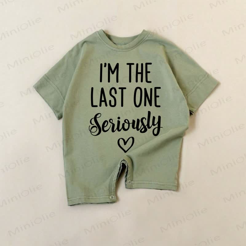 I'M THE LAST ONE SERIOUSLY Baby Green Romper - Green - 18-24M - image 1
