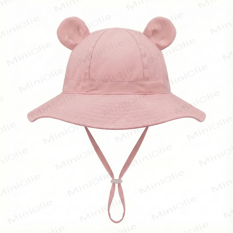 Personalized Baby Name Bear Ears Bucket Hat - Pink - 2-8T - image 7