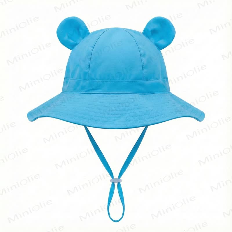 Personalized Baby Name Bear Ears Bucket Hat - Light Blue - 2-8T - image 8