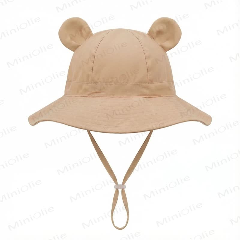 Personalized Baby Name Bear Ears Bucket Hat - Khaki - 2-8T - image 12