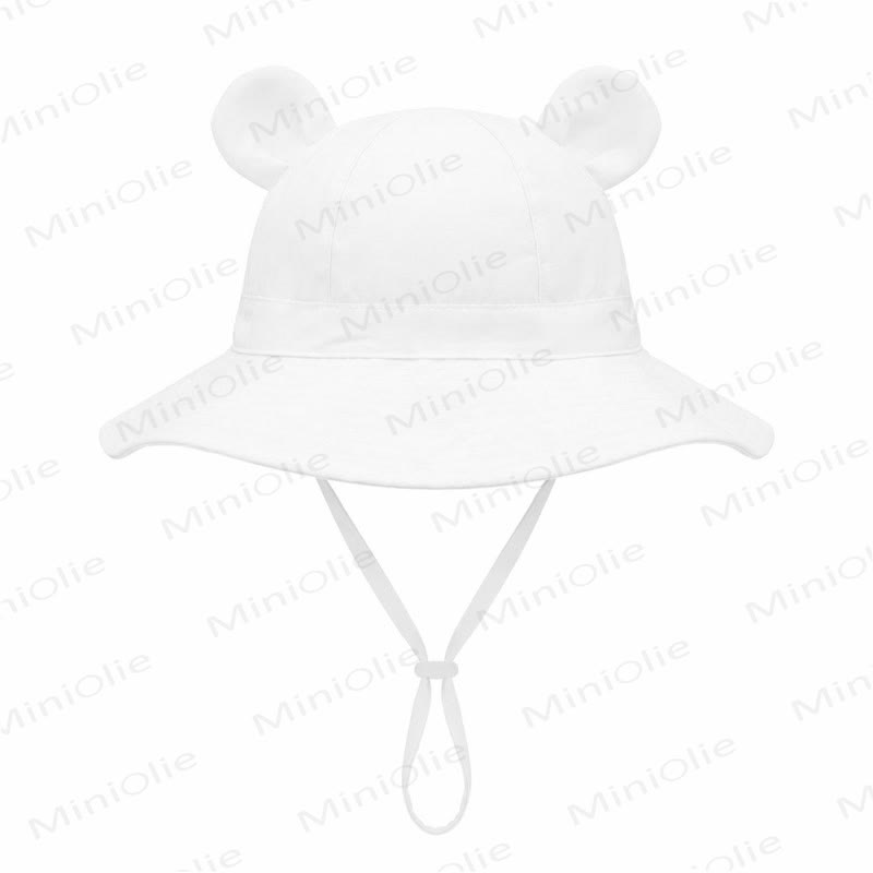 Personalized Baby Name Bear Ears Bucket Hat - White - 2-8T - image 15