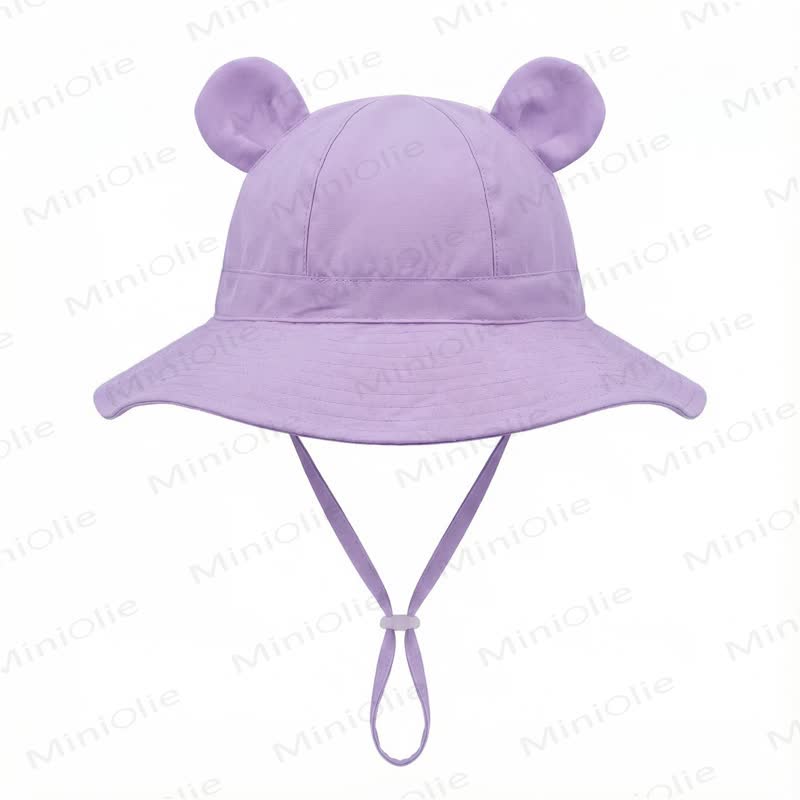 Personalized Baby Name Bear Ears Bucket Hat - Light Purple - 2-8T - image 16