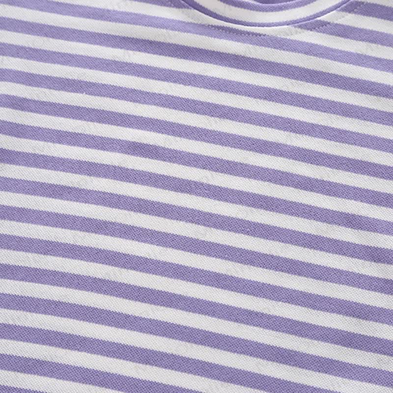 Toddler Baby Girl Striped Tee and Denim Overalls 2-piece Set - image 5