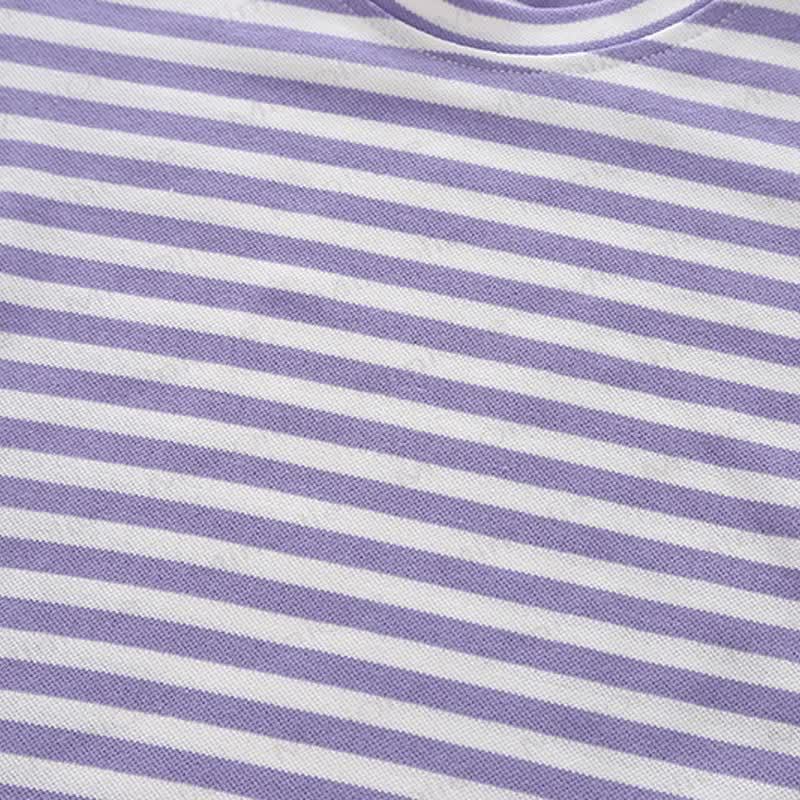 Toddler Baby Girl Striped Tee and Denim Overalls 2-piece Set - image 5