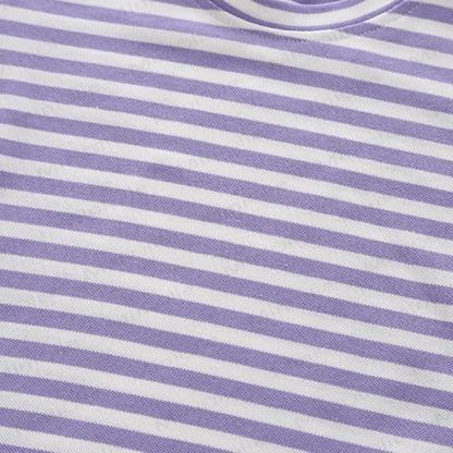 Toddler Baby Girl Striped Tee and Denim Overalls 2-piece Set - image 5
