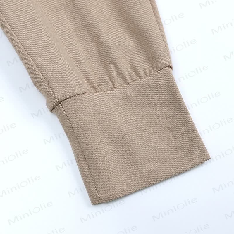 Toddler Solid Color Knit Top and Pants 2-piece Pyjama Set - image 16