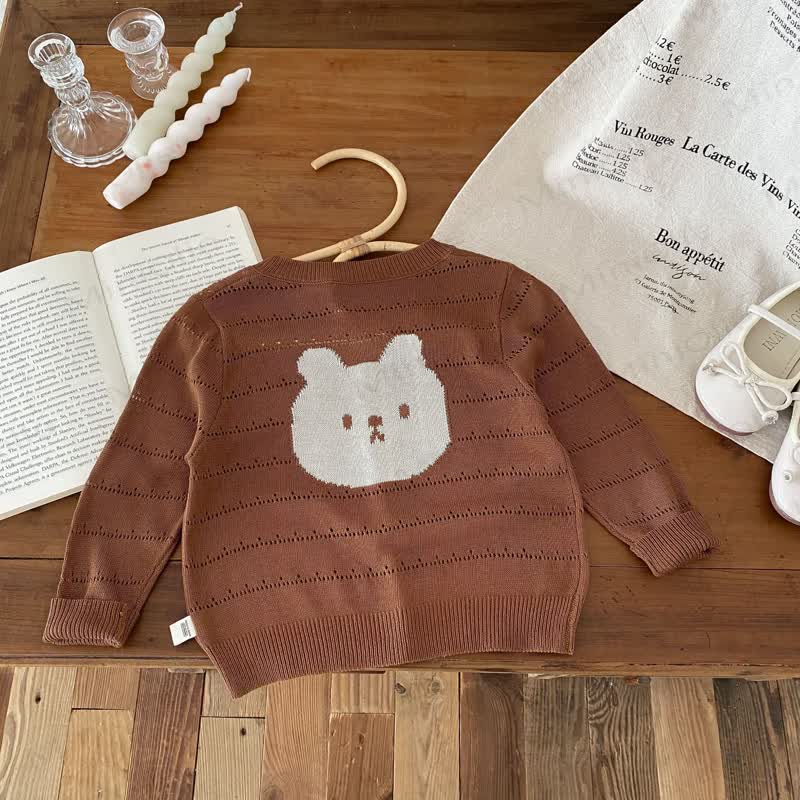 Baby Toddler Animal Knit Cardigan - image 11