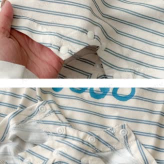 DOGGO Baby Striped Sleeveless Romper - image 4