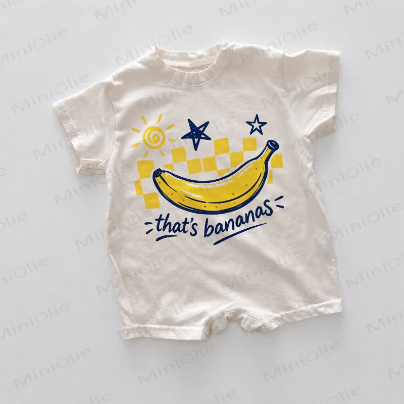 THAT'S BANANAS Baby White Romper - White - 18-24M - image 1