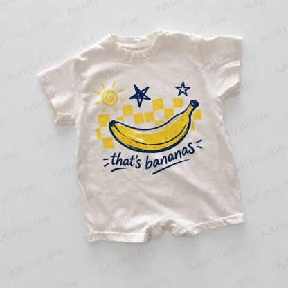 THAT'S BANANAS Baby White Romper - White - 18-24M - image 1