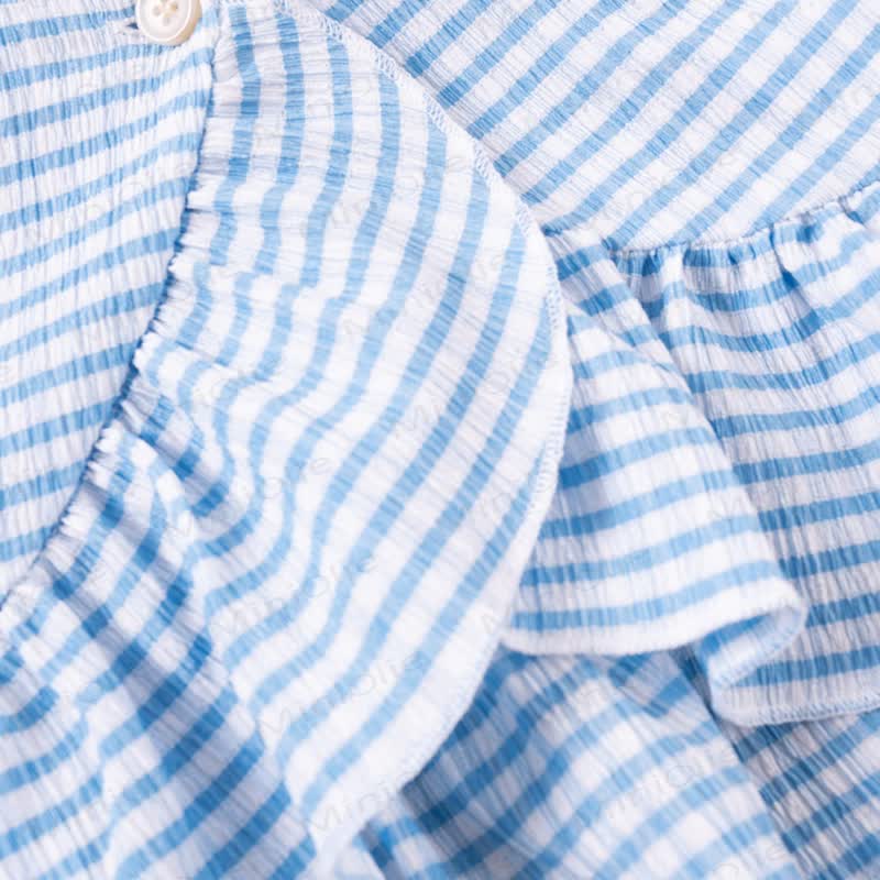 Toddler Girl Striped Peplum Sleeveless Top and Pants 2-piece Set - image 10