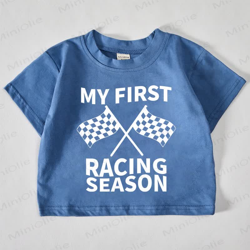 MY FIRST RACING SEASON Baby Blue T-shirt - Blue - 18-24M - image 1
