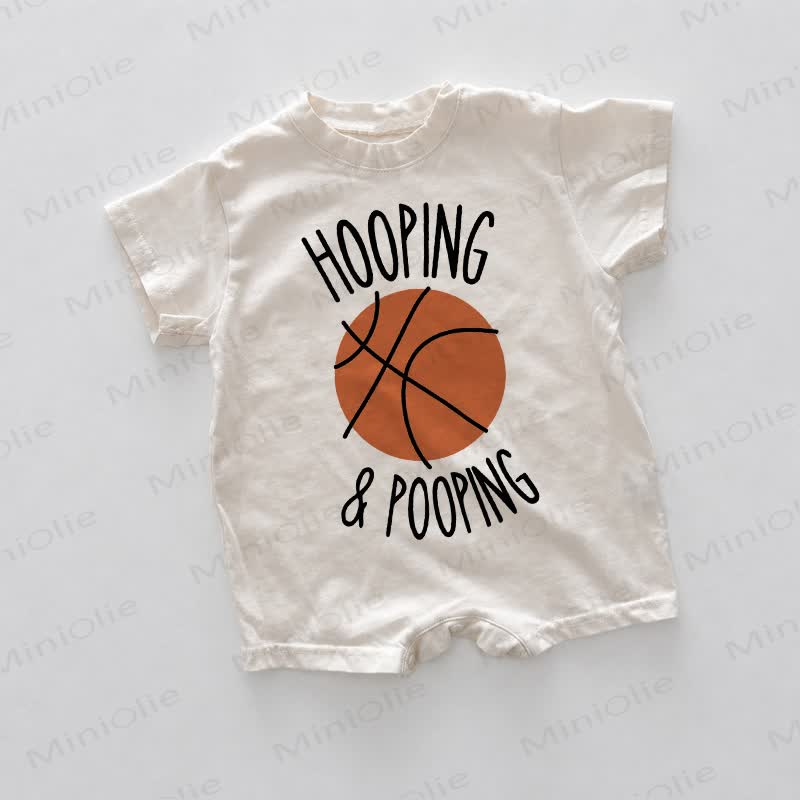 HOOPING & POOPING Baby White Romper - White - 18-24M - image 1