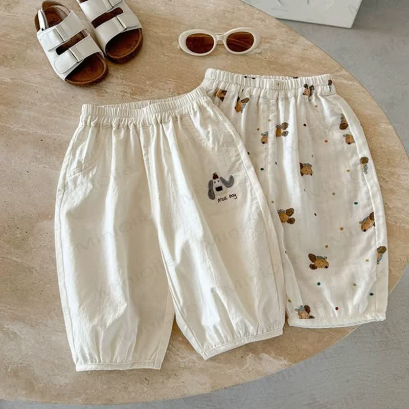 Baby Toddler Boy Puppy Print Pants - image 1