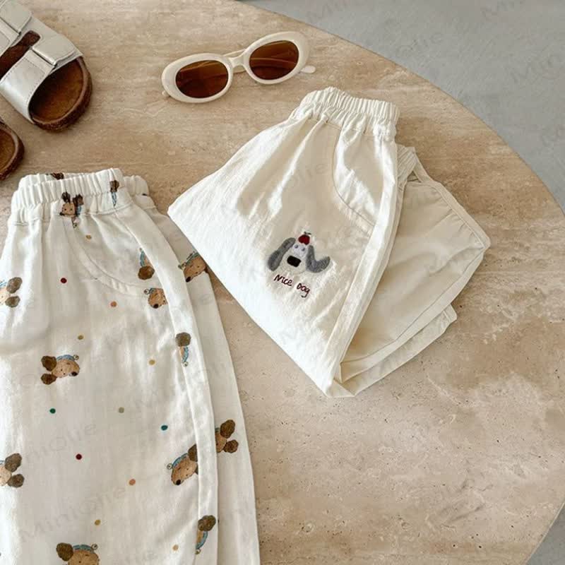 Baby Toddler Boy Puppy Print Pants - image 5