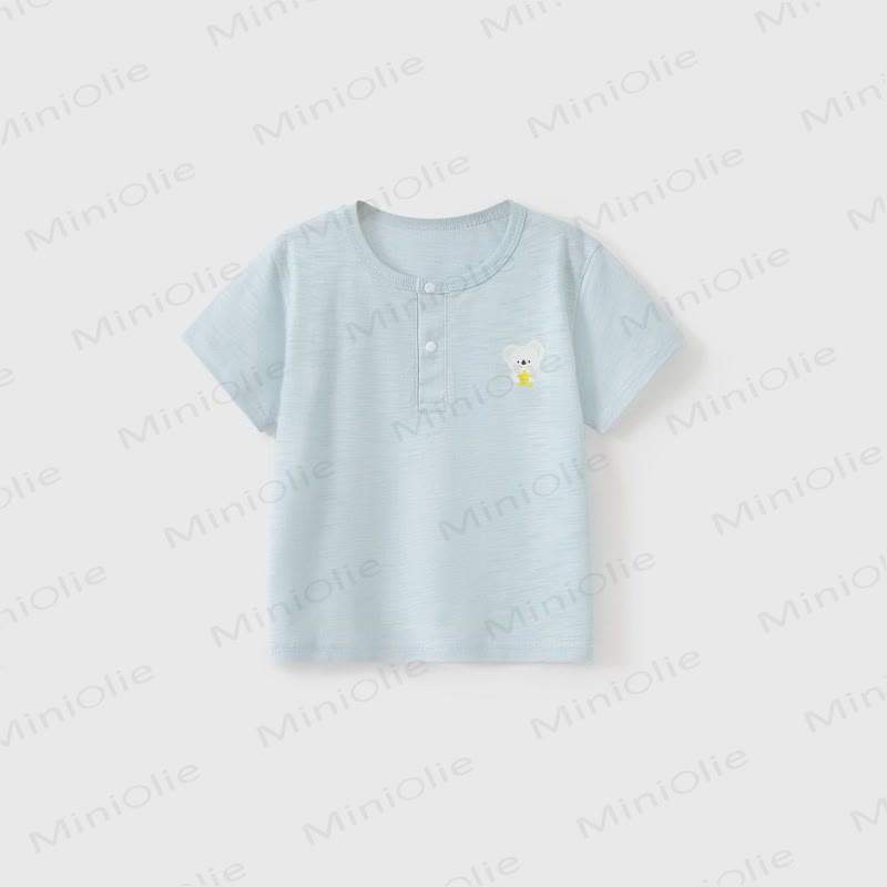 Baby Toddler Animal Print Short-Sleeve Tee - Blue - 3-4T - image 2