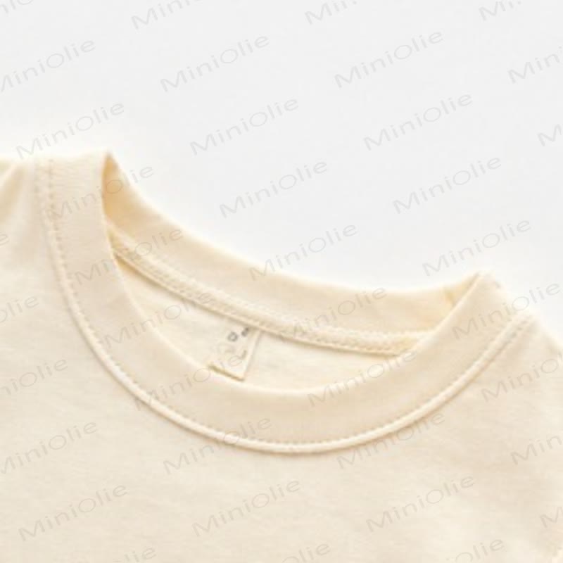 Toddler Girl Beige Sleeveless Top and Gingham Pants 2-piece Set - image 5