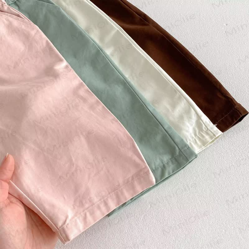 Toddler Baby Solid Color Pocket Pull On Pants - image 9