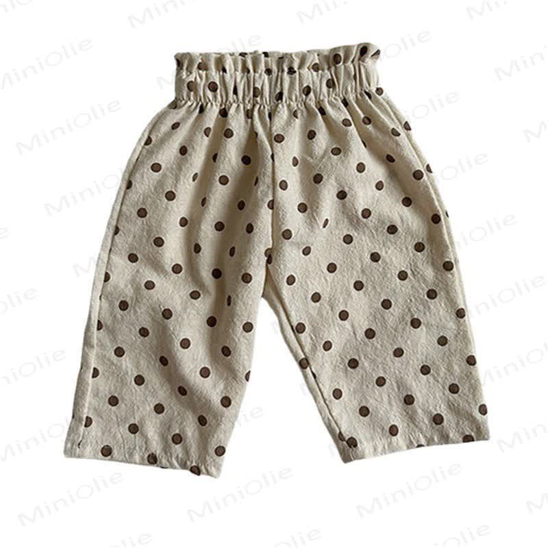 Toddler Baby Classic Pull On Casual Pants - White - 4-5T - image 5