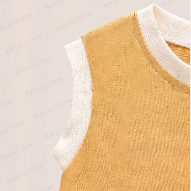 Baby Cartoon Pajamas Sleeveless Romper - image 4