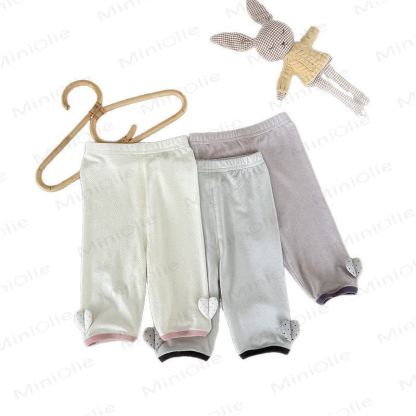Baby Toddler Girl Solid Color Leggings - image 1