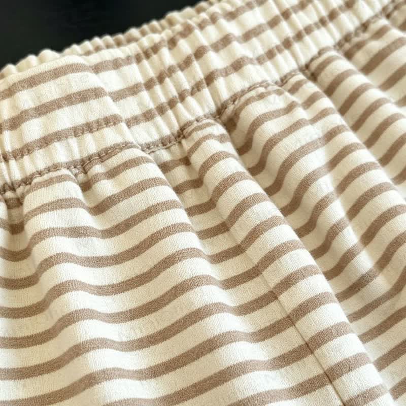 Toddler Girls Striped Layered Tee and Shorts 2-piece Set - image 7