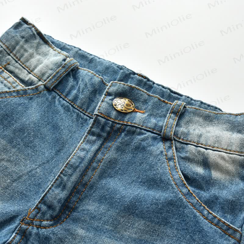 Baby Toddler Boy Denim Blue Jeans - image 3