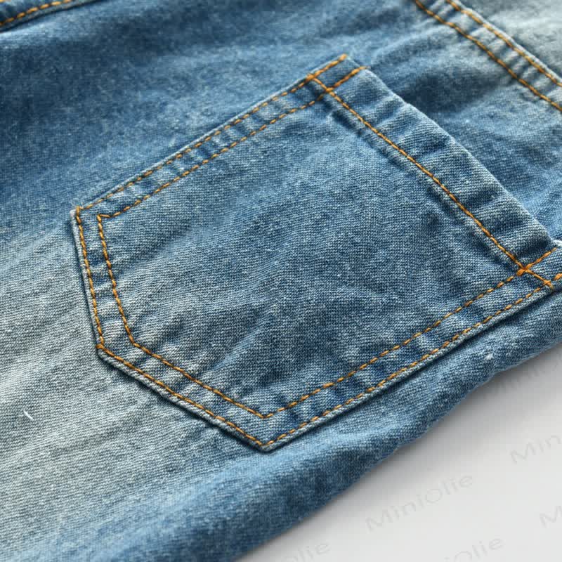 Baby Toddler Boy Denim Blue Jeans - image 6