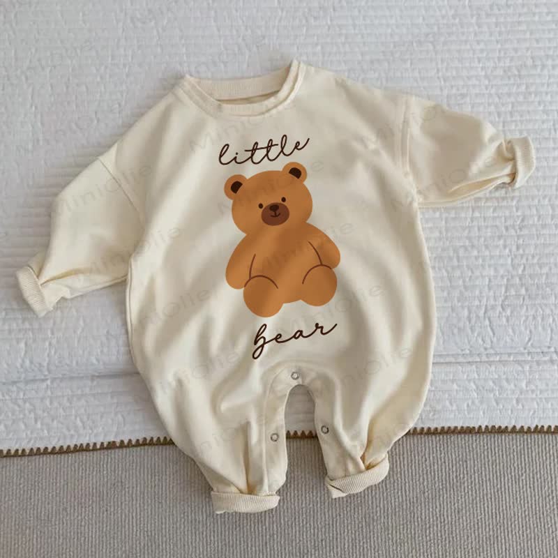 LITTLE BEAR Baby Toddler Beige Romper - Beige - 2-3T - image 1