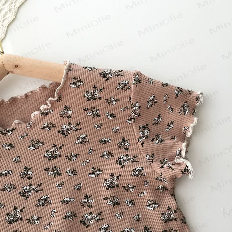 Toddler Girls Floral Tee and Pants 2-piece Set - image 5