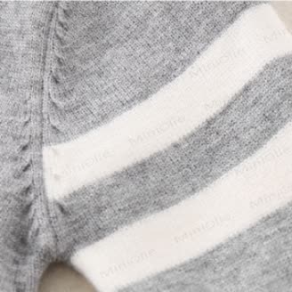 Baby Boys Bear Knitted Romper with Hat - image 7
