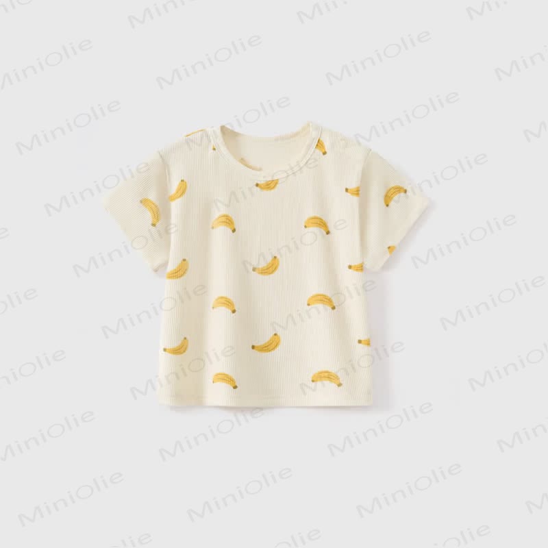 Baby Toddler Ribbed T-Shirt - Beige - 3-4T - image 2
