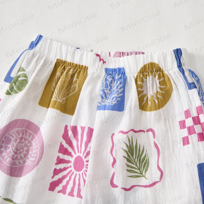 Baby Toddler Boys Tropical Plant Shirt and Shorts 2-piece Set - image 6