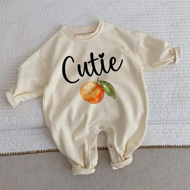 CUTIE Baby Beige Romper - Beige - 2-3T - image 1
