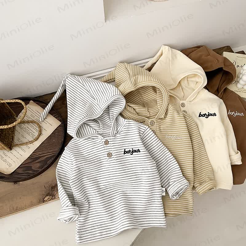 BONJOUR Baby Striped Long Sleeve T-Shirt - image 1
