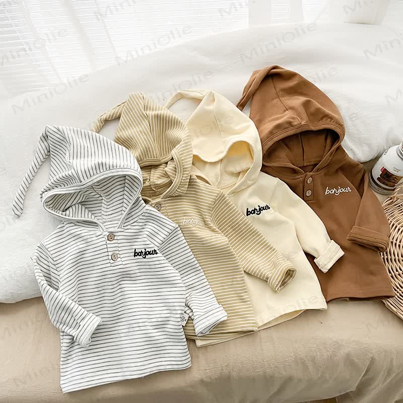 BONJOUR Baby Striped Long Sleeve T-Shirt - image 2