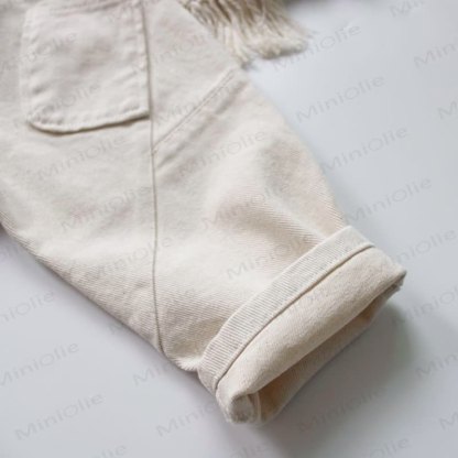 Toddler Solid Color Utility Pocket Pants - image 8