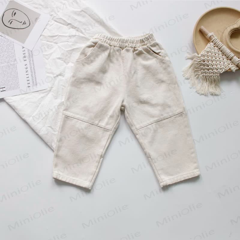 Toddler Solid Color Utility Pocket Pants - image 4