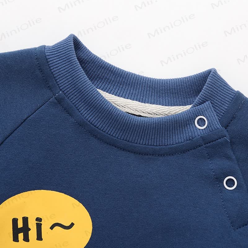 HI~ Baby Toddler Cartoon Animal Sweatshirt and Jogger 2-piece Set - image 6