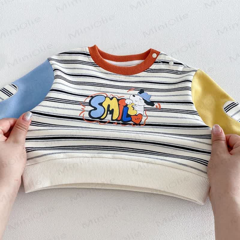 SMILE Colorblock Stripe Baby Romper/Set - image 11