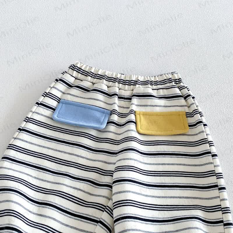 SMILE Colorblock Stripe Baby Romper/Set - image 15
