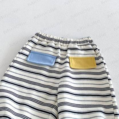 SMILE Colorblock Stripe Baby Romper/Set - image 15