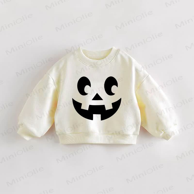 Baby Toddler Halloween Sweatshirt - Cream - 3-5T - image 1