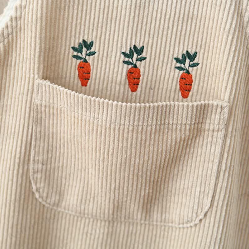 Baby Carrot Pocket Corduroy Overall - image 7