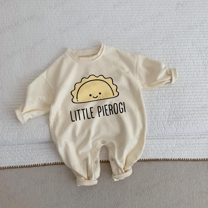 LITTLE PIEROGI Baby Beige Romper - Beige - 2-3T - image 1