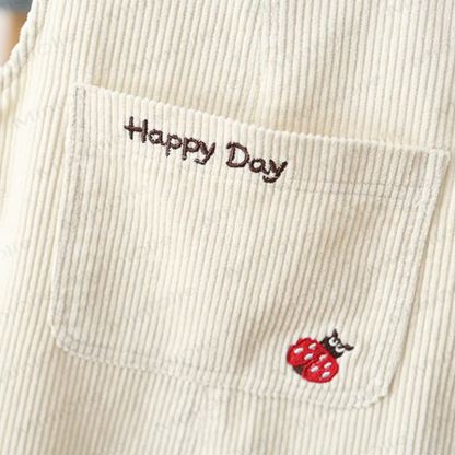 HAPPY DAY Toddler Baby Corduroy Pocket Overalls - image 7